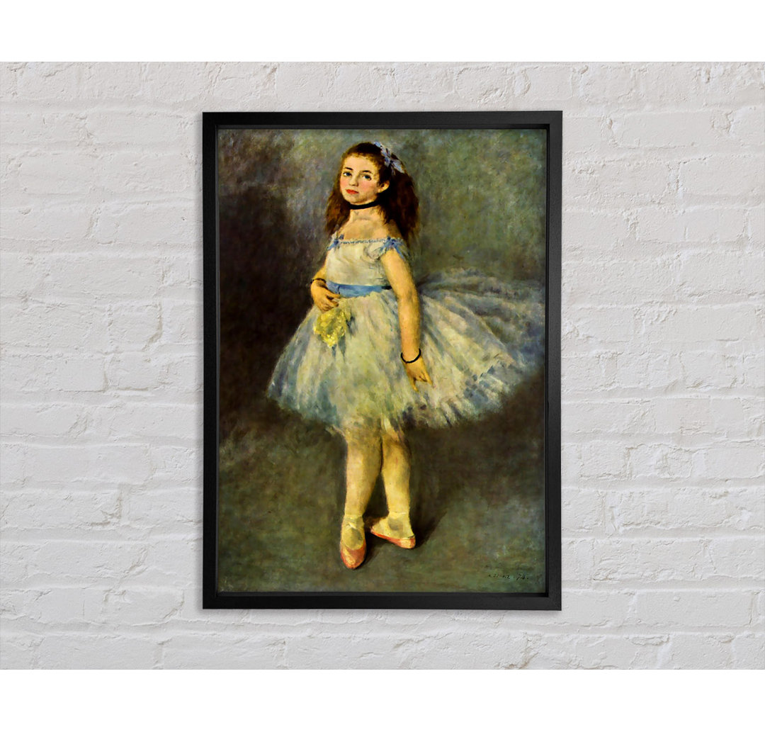 Balletttänzerin von Pierre-Auguste Renoir - Einzelner Bilderrahmen Kunstdrucke auf Leinwand