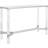 Nikkayla 51'' Glass Top Console Table-2141383302