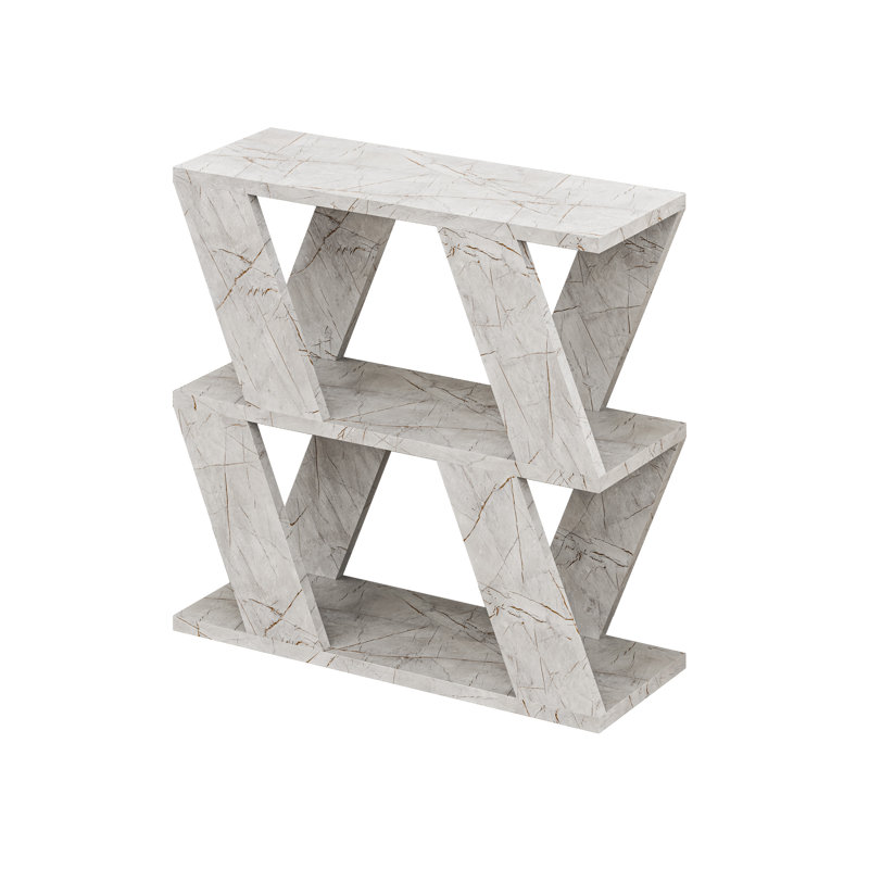 Adriana Side Table Modern Compact Design for Living Room & Bedroom, Grey