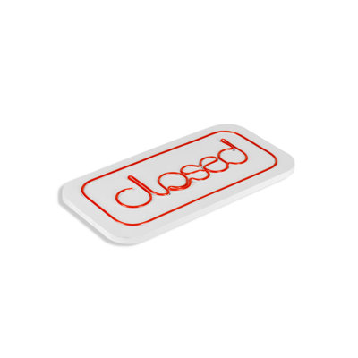Bande d'éclairage à DEL flexible au néon, rouge, 14,2 x 8,7 x 0,8 pouces | Étanche IP67, gabarit en mousse de PVC, 12V DC, 8W-10W / mètre | Système de suspension murale intégré - parfait pour la décoration intérieure et l'éclairage de fête