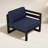 Smith Outdoor One Arm Lounge Chair with Sunbrella® Cushions-408707756-429278311