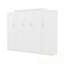 Lit escamotable double avec garde-robe et 2 tablettes de rangement-523191144
