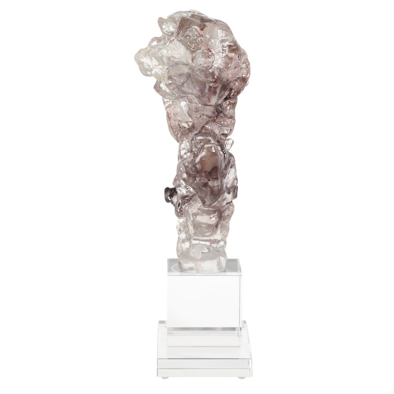 Faux Rock Crystal Medium Sculpture