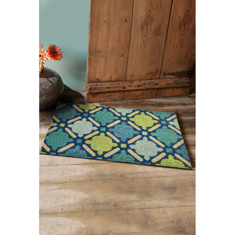 Paillasson durable en PVC antidérapant de 15,7 po x 23,6 po | Matériau 100% PVC, lavable à la machine à 86 ° F | Parfait pour l'intérieur et l'extérieur, facile à nettoyer, élégant et fonctionnel