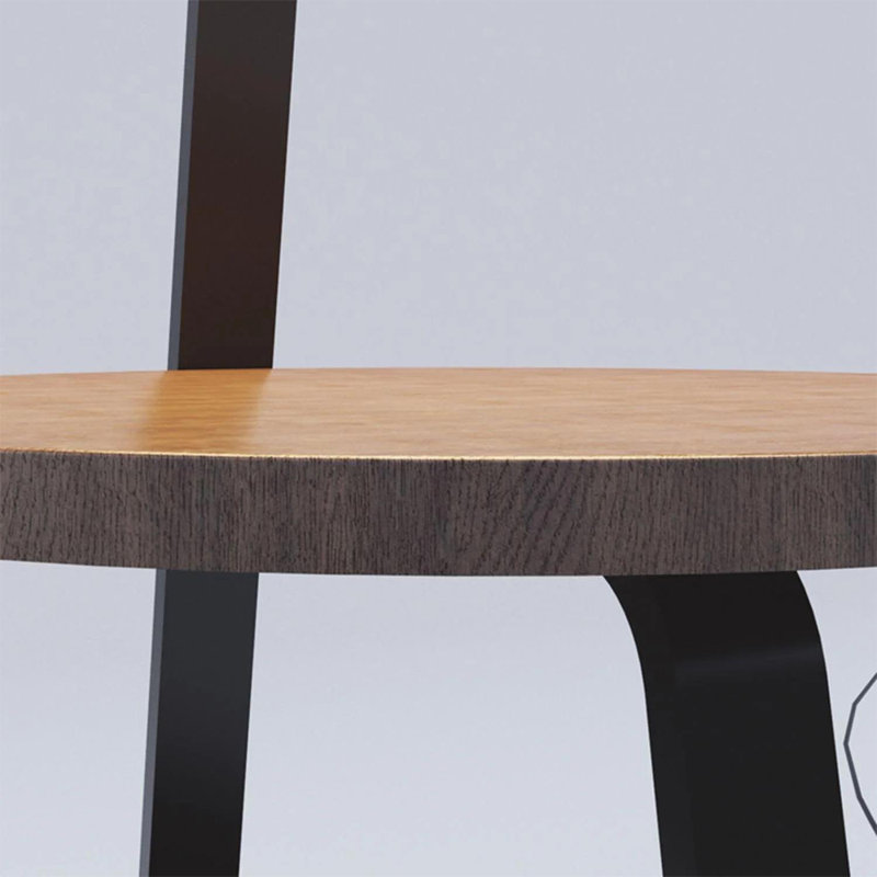 Nightstand with Charging Station and LED Lights, White