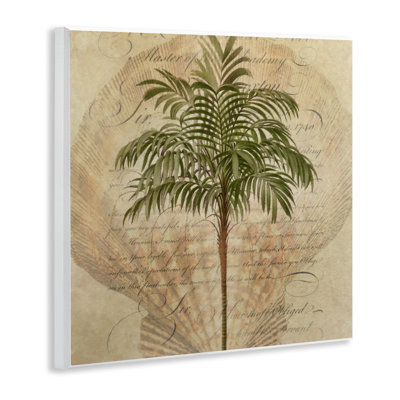 Subdued Tropics Palm Wall Plaque, design by Steve Hunziker