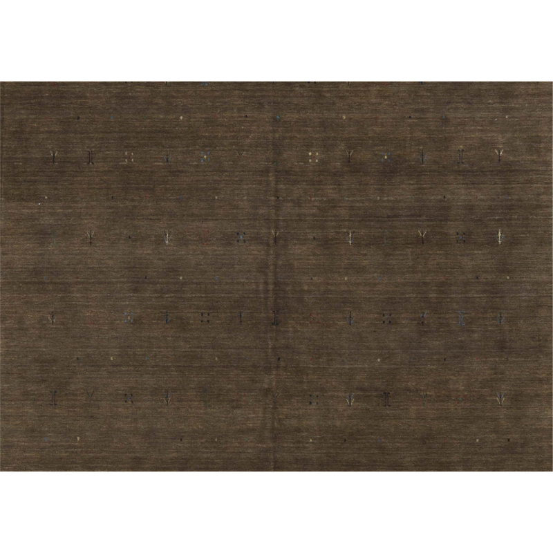 Gabbeh Wool Area Rug in Brown