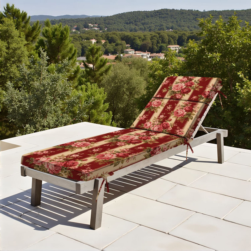  Coussin de chaise longue d'extérieur 3 po pour l'extérieur