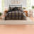 Hypoallergenic King Sherpa Bedding Set, Plush Polyester, Rustic Retreat