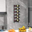 Wall Mounted Wine Bottle Rack Black