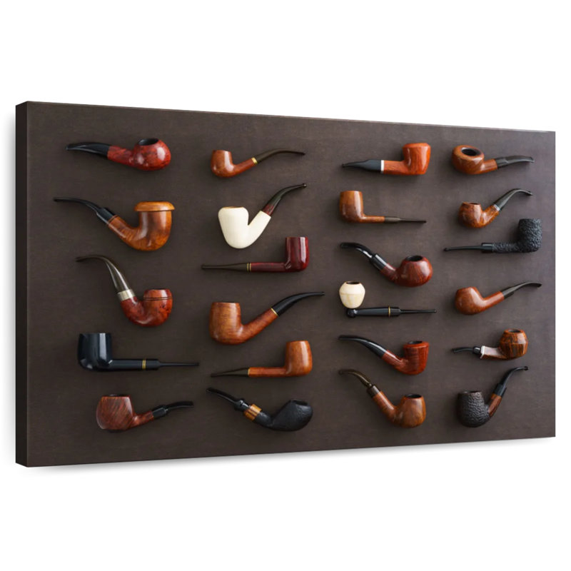 Senne Smoking Pipe Collection, 8" H x 12" W