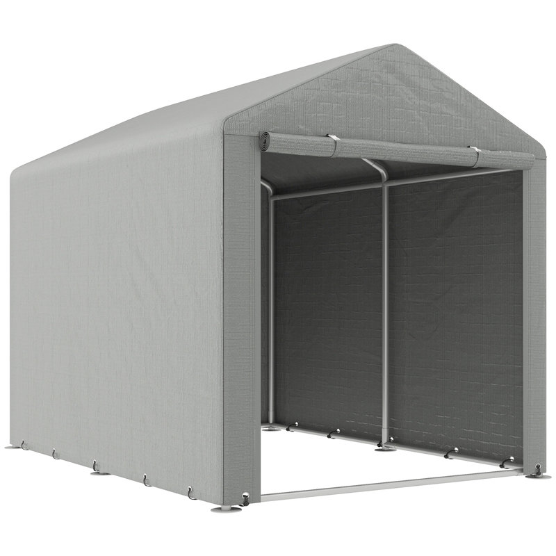 Galvanised Steel Basic Storage System, Grey