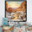 Canyon Winter Scenery I sur toile-1333375619-1333375626