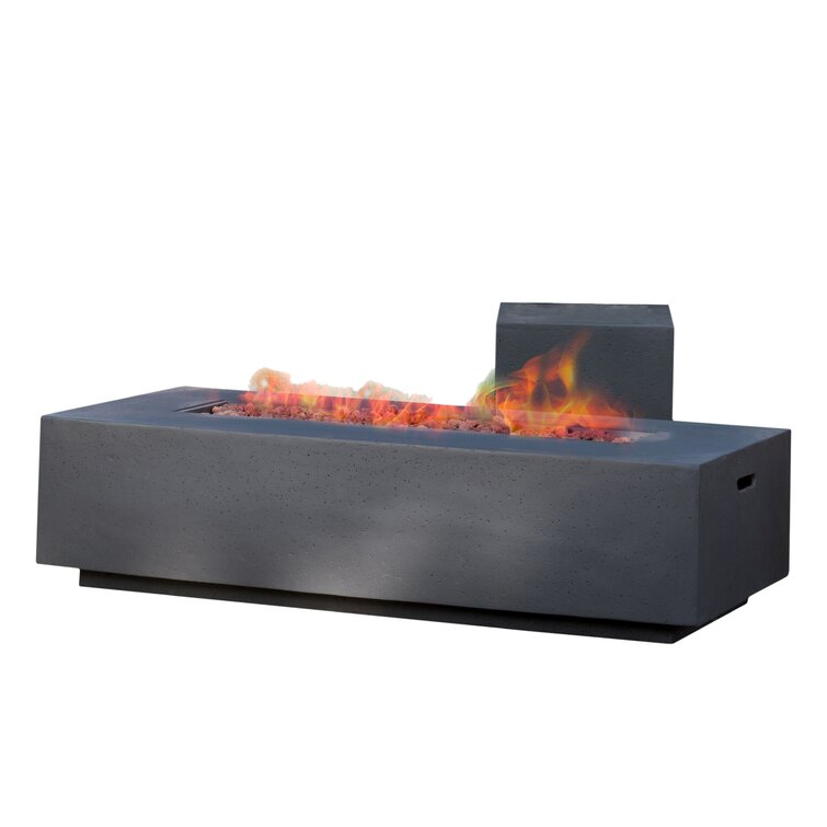 Belle Rectangle Fire Pit Table