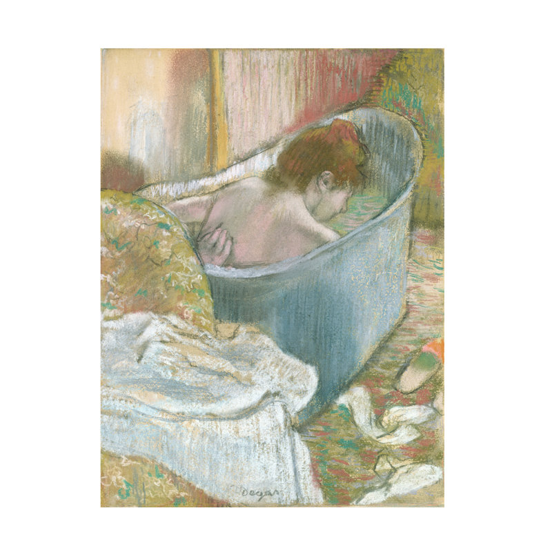 Art sur toile Edgar Degas, H 19 po x l 14 po