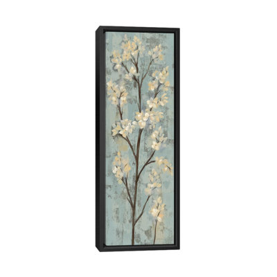 Almond Branch I: On Light Blue by Silvia Vassileva - Wrapped Canvas Panoramic Gallery-Wrapped Canvas Giclée