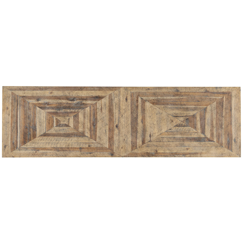Saint Armand TV Stand for TVs up to 65", Light Brown/Bronze