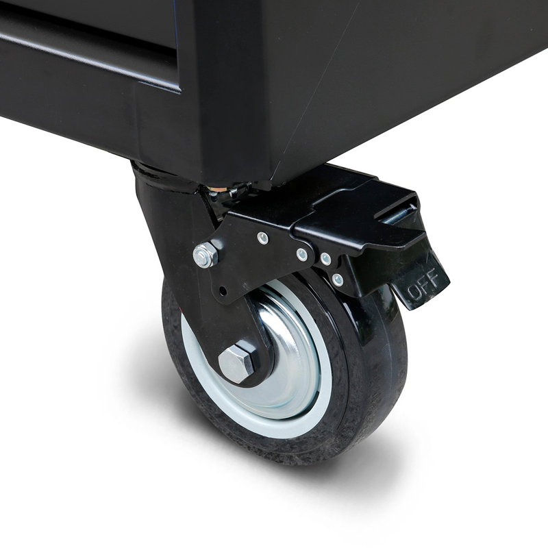 46.06'' W 11 -Drawer Steel Bottom Rollaway Chest with Wheels
