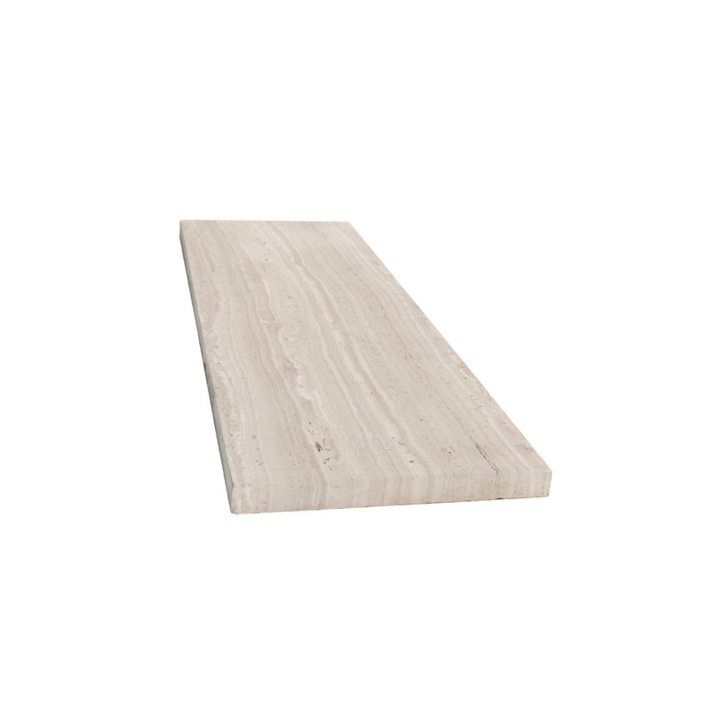 4" X 12" Honed Subway Marble Tile, Wooden Beige