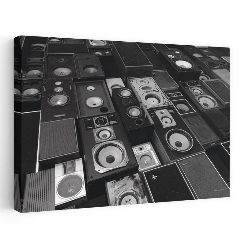 «Never Enough Speakers», art abstrait rétro