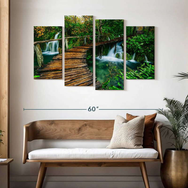 Pont surélevé Alvord Plitvice, H 32 po x l 52 po
