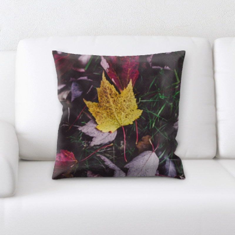 Microsuede Throw Pillow