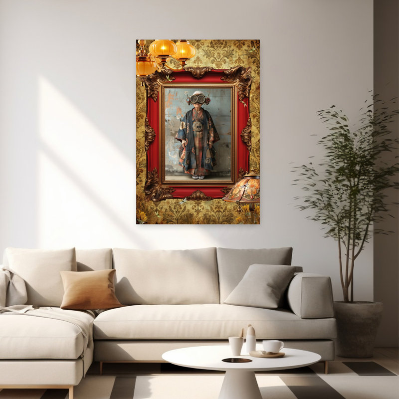 Portrait de kimono Steampunk, H 60 po x l 40 po