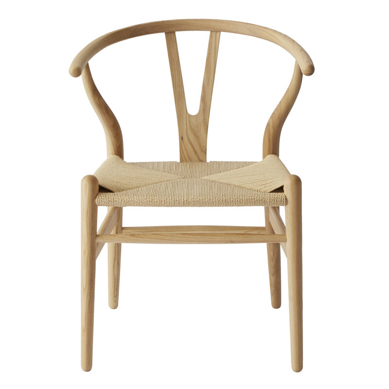Chaise d'appoint Sabita, Bois de frêne naturel