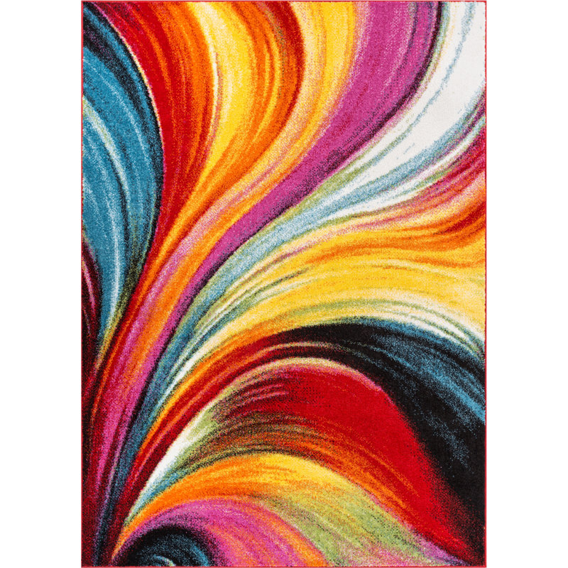 Vahe Geometric Area Rug, Rectangle 100 x 150cm