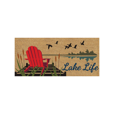 Lake Life Flocked Coir Sassafras Switch Mat