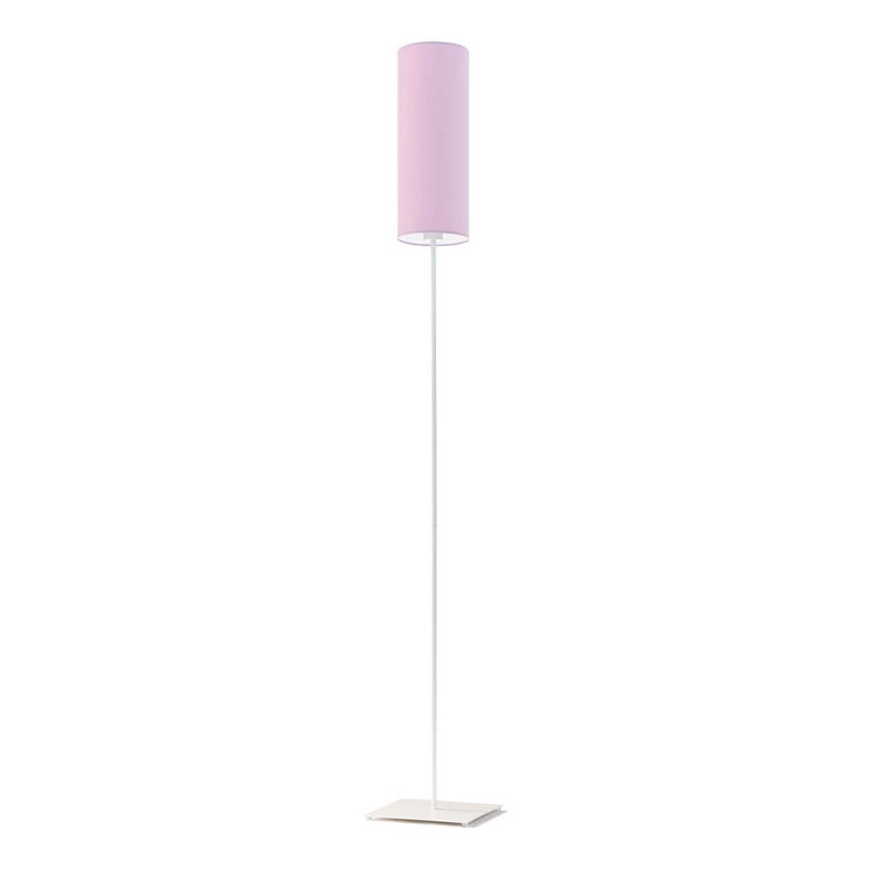 Florencja 165cm Traditional Floor Lamp, Light Violet, White