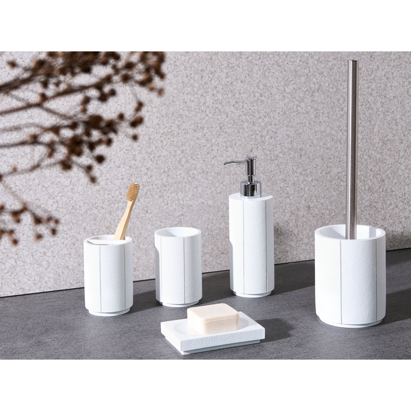 5-Piece Bathroom Accessories Set HUALLAGA , White