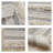 Woven Texture Stripe Bath Rug Grey 22X58"