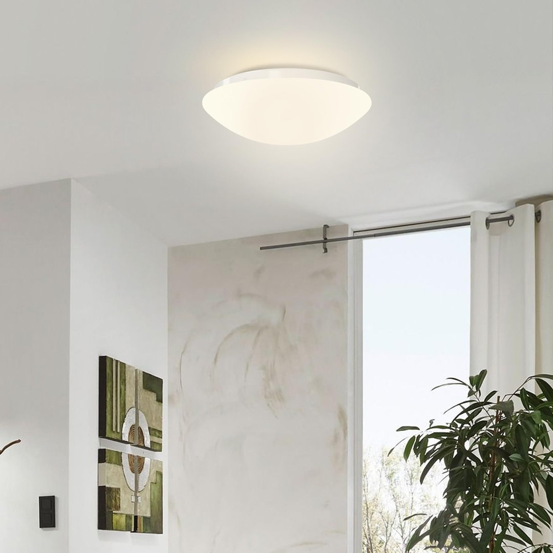 BuckHill LED Flush Mount Ebern Designs