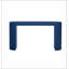 Curved Design Console Table with Unique Vertical Stripe Design ,Suitable for Living Room,Study and Entrance