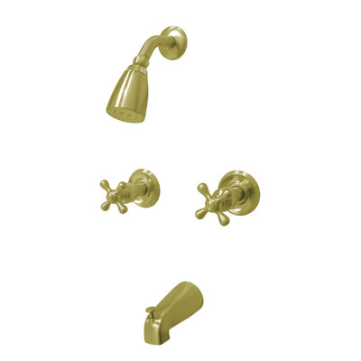 Magellan Diverter Tub Shower Faucet with Metal Cross Handles