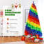 Sapin de Noël artificiel 7 pi Rainbow