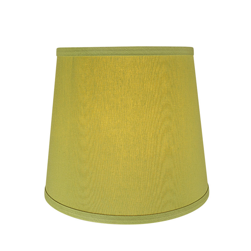 Abat-jour empire en lin H 8,5 po (Uno), Vert lime