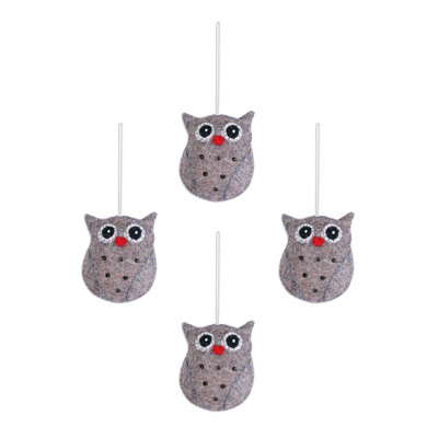 3.5'' Handmade Fabric Hanging Figurine Ornament
