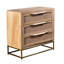 Alsup Solid Wood 3 -Drawer Accent Chest