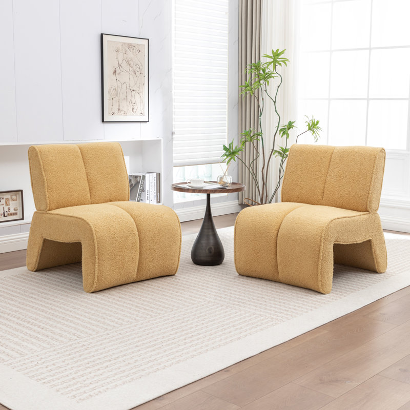 Chaise d'appoint Mathias, Yellow