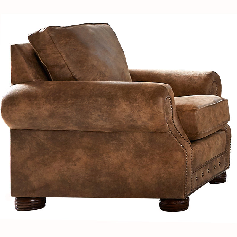Gabrielle Rolled Arm Chair with Reversible Cushions