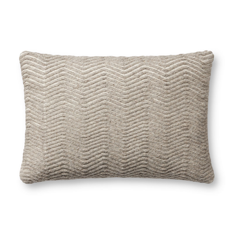 Coussin lombaire Loloi PLL0120, Naturel, Housse de coussin seulement - sans coussin
