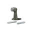 Deltana FDB278U19 Floor Door Bumper 2-7/8", Solid Brass in Paint Black-532106719