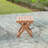 Grandcourt Fully Assembled All-Weather Outdoor Folding Patio Chair and Table 3 Piece Set-1856193879