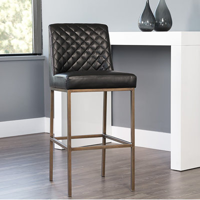 Leighland Barstool - Coal Black