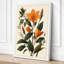 Orange Study Botanical - Wrapped Canvas-1713265614-1713265615