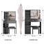 Petit meuble-lavabo 29,2 po avec tabouret de bureau et tabouret-1561822665
