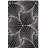 Brindy Hand Tufted Wool/Cotton Geometric Rug in Charcoal/Ivory-1899681997