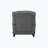 Modern Gray Fabric Rocking Chair